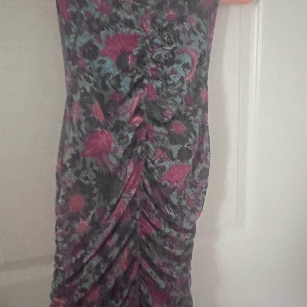 House of Harlow 1960 Pink and Blue Midi Dress Size Small - Picture 5 of 10